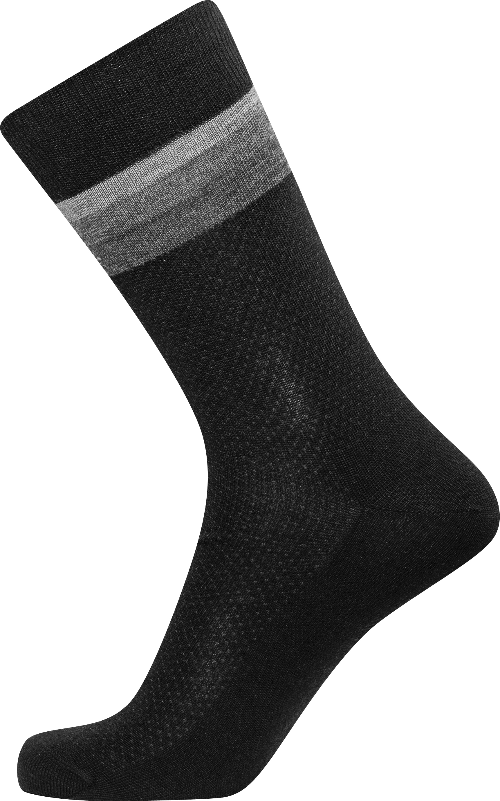 sort og grå med prikker