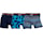JBS 3-pak Tights mørkeblå, stribet og mønstret i blå Navy, lyseblå, blå og grå